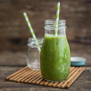 Smoothies are a quick and easy way to get your fruit and veggie fix.