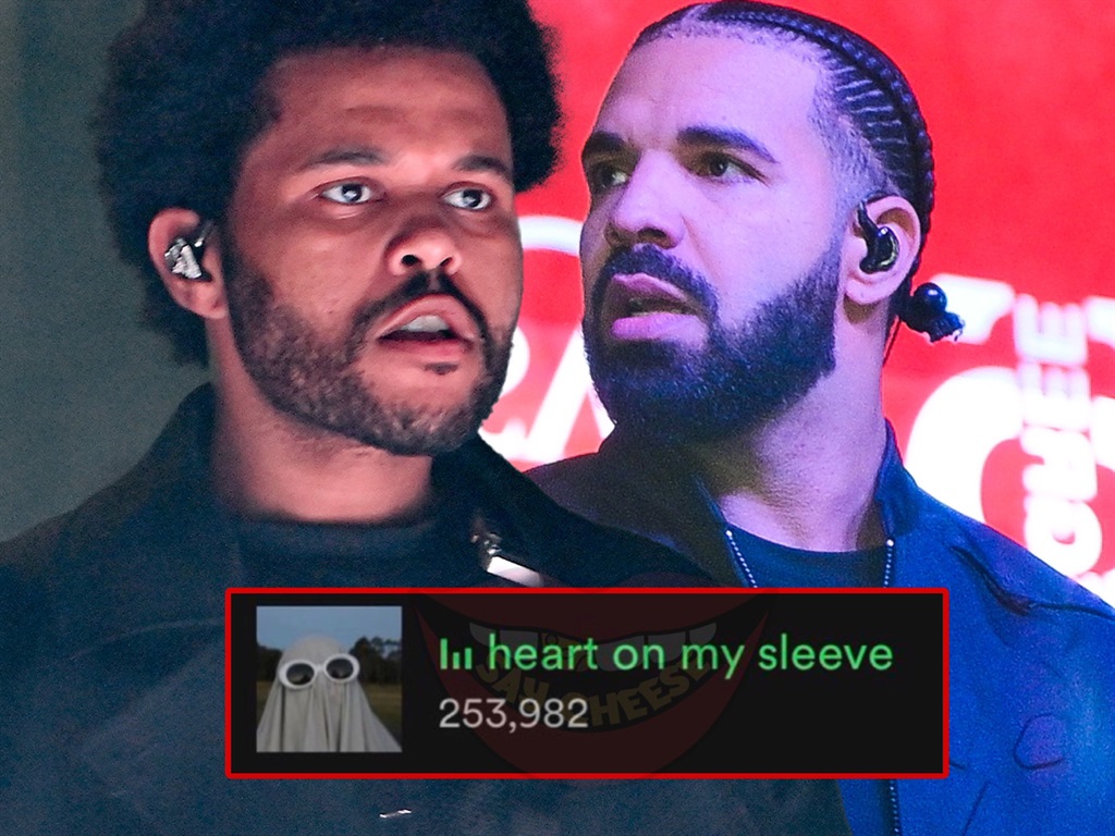 A new AI generated song by Drake and The Weeknd has become a viral hit. 
Photo:Twitter