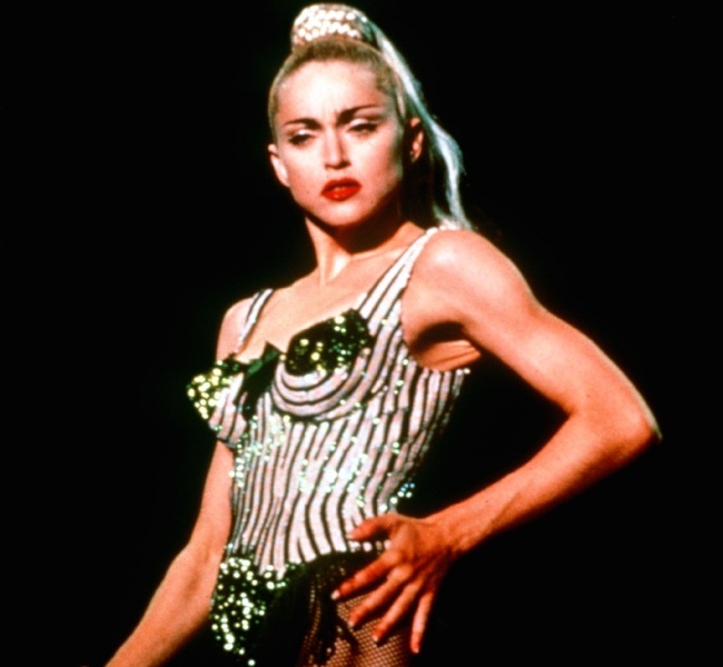 Madonna wears iconic cone bra in 'nostalgic trip down memory