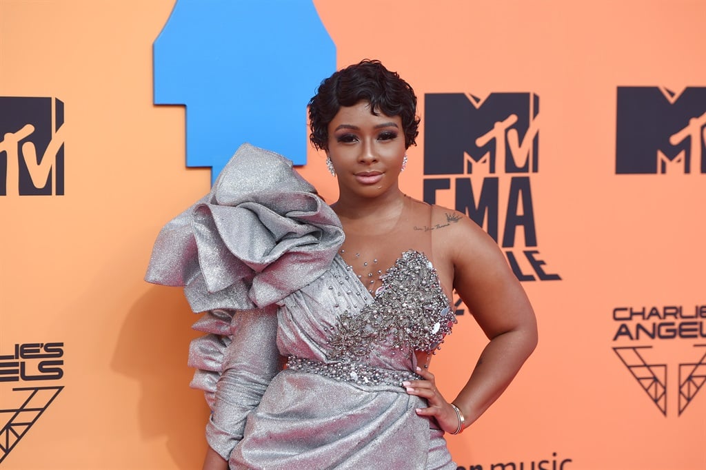 Boity Thulo attends the MTV EMAs 2019 at FIBES Conference and Exhibition Centre on November 03, 2019 in Seville, Spain. 
