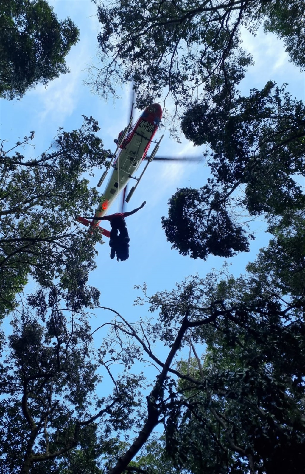 47-year-old hiker rescued by helicopter