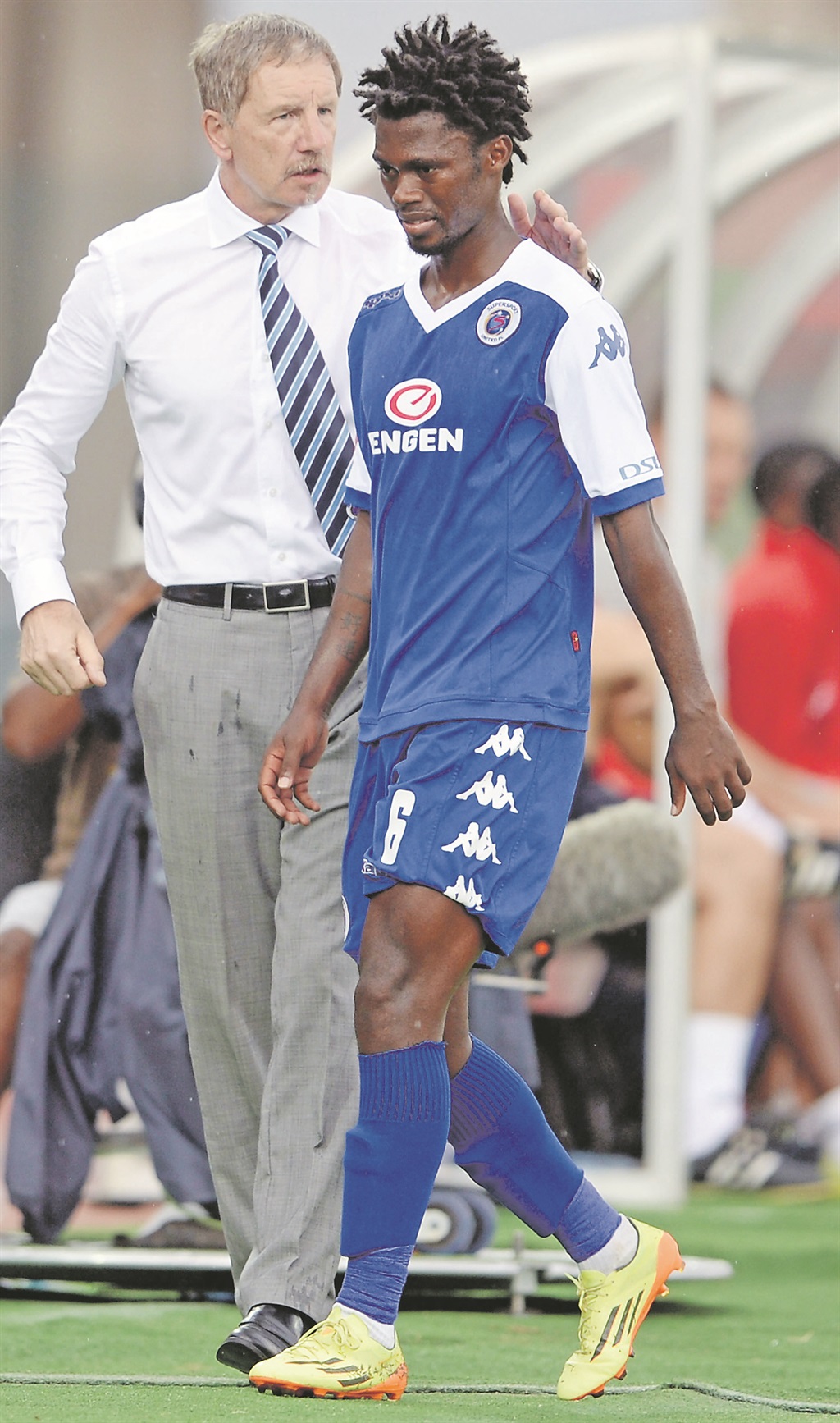 SuperSport United coach Stuart Baxter had to give up Thato Mokeke to gain Aubrey Modiba from Cape Town City.  Photo by Lefty Shivambu/ Gallo Images 