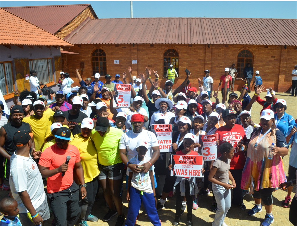 Vosloorus residents tackle the drug problem head on.                               Photo by Happy Mnguni 