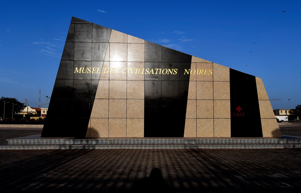 The Museum of Black Civilisations in Dakar ahead of its opening in 2018. (SEYLLOU / AFP