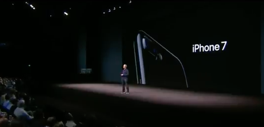 Apple CEO Tim Cook announces iPhone 7.