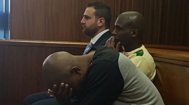 The accused in the Panayiotou case. (Derrick Spies, News24)