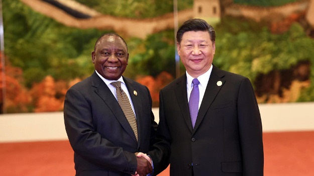 President Cyril Ramaphosa and Chinese President Xi Jinping.