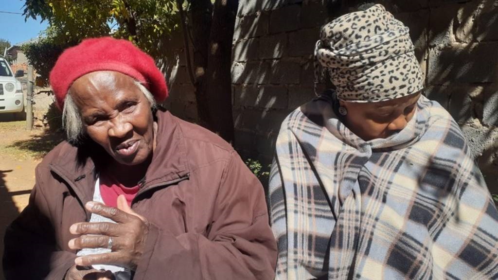 Alice Ralilateng (Katlego Bereng's granny) and Mon