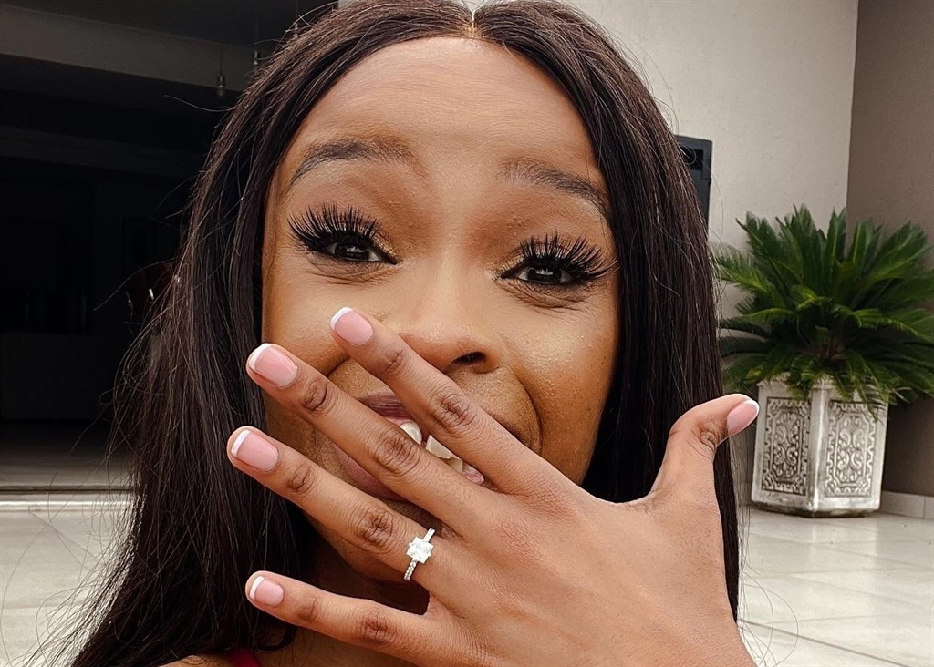 Pauline Moeketsi is engaged to the love of her life. Image supplied by Pauline