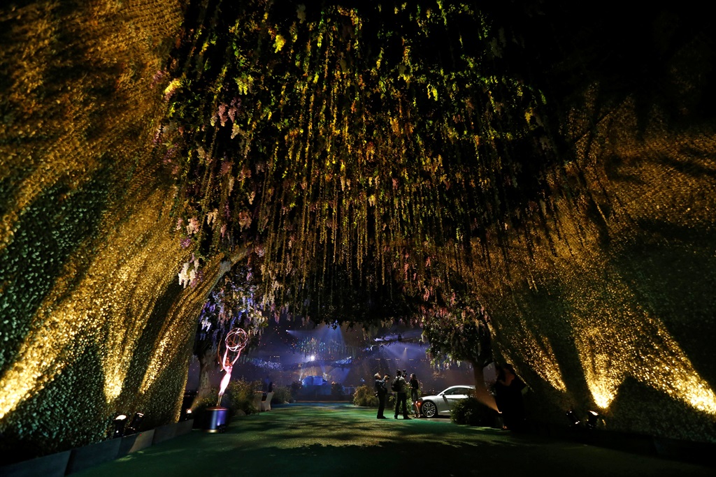  A general view of the entrance to this year’s Governors Ball for the 68th Emmy Awards in Los Angeles, California.  Picture: Mario Anzuoni   