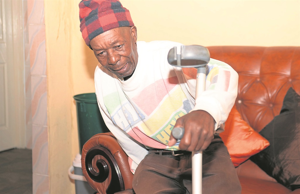 Jerry Masibi from Emdeni, Soweto was given ARVs at a clinic without being shown his test results.                                               Photo by Trevor Kunene  