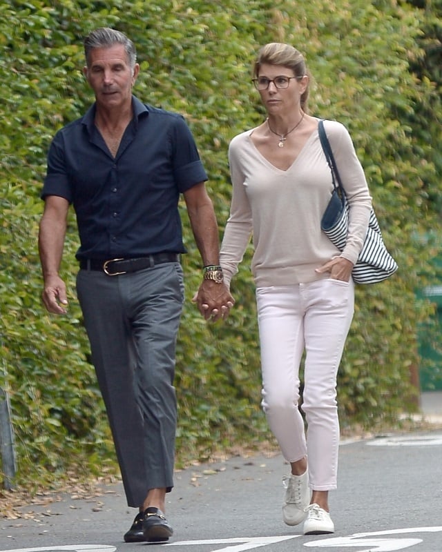Lori Loughlin and Mossimo Giannulli are spotted leaving church in Los Angel...