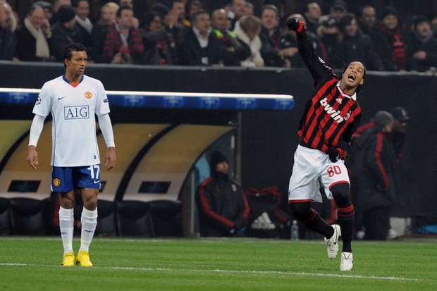 Man Utd vs AC Milan Milan manchester ac united ronaldinho