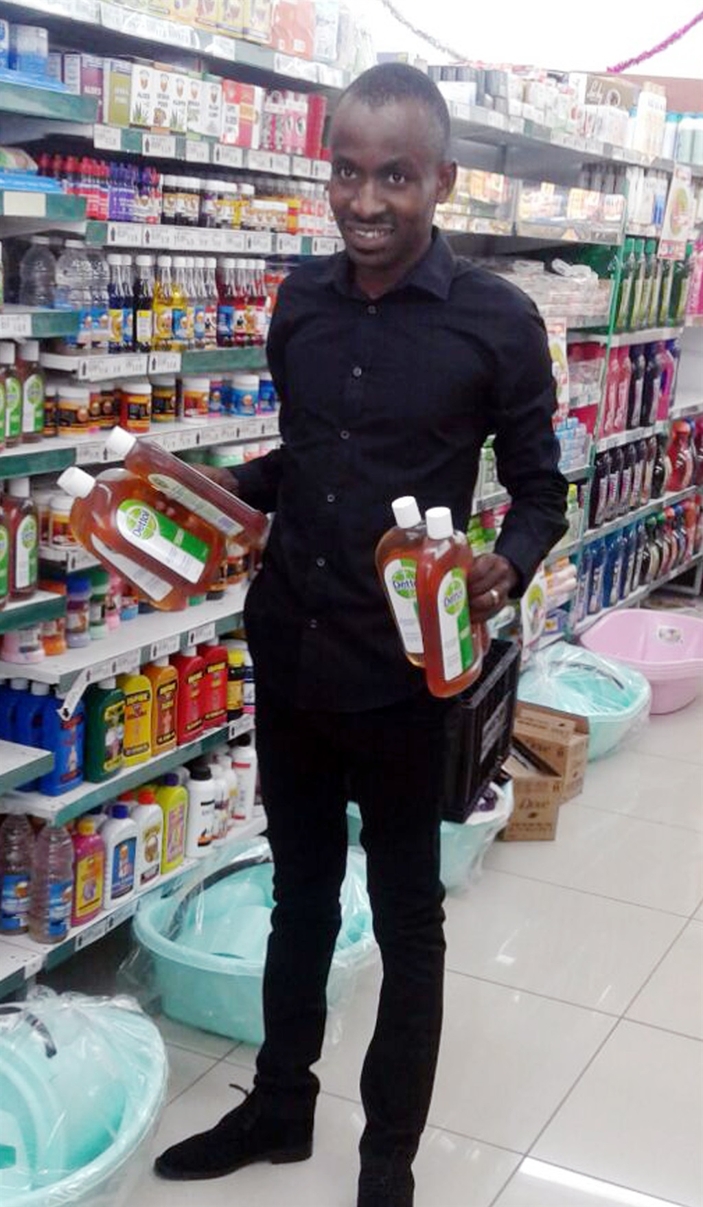 Even after Dettol said no to the use of its product for ‘cures’, Prophet Rufus Phala went to buy more for his weekend service. 