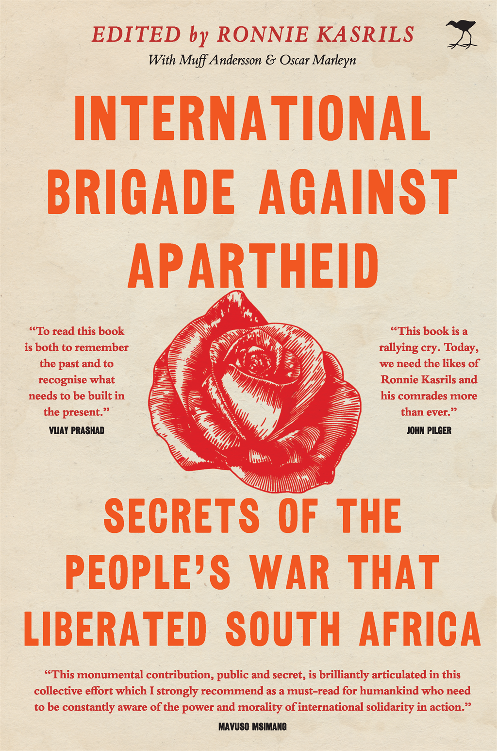 Cover for 'International Brigade against apartheid' (Supplied) 