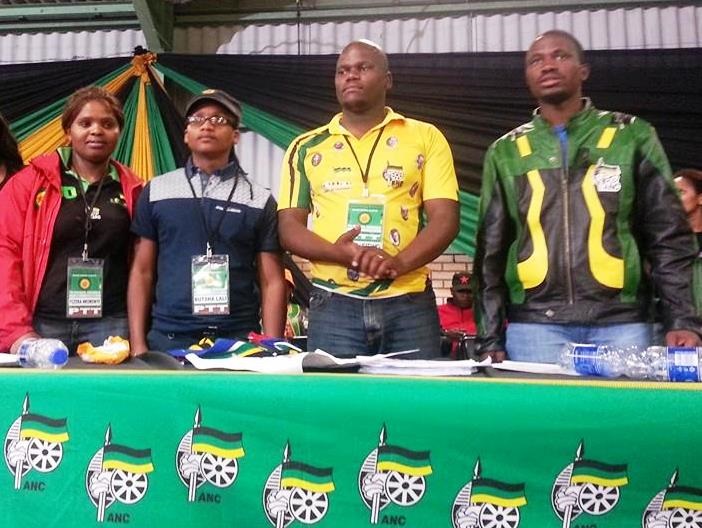 The ANCYL leadership elected at the Wilsonia elective conference are, from left, Fezeka Nkomonye (deputy secretary), Butsha Lali (provincial secretary), Zolani Kabane (deputy chairperson) and Nathi Nqoko (provincial chairman). 