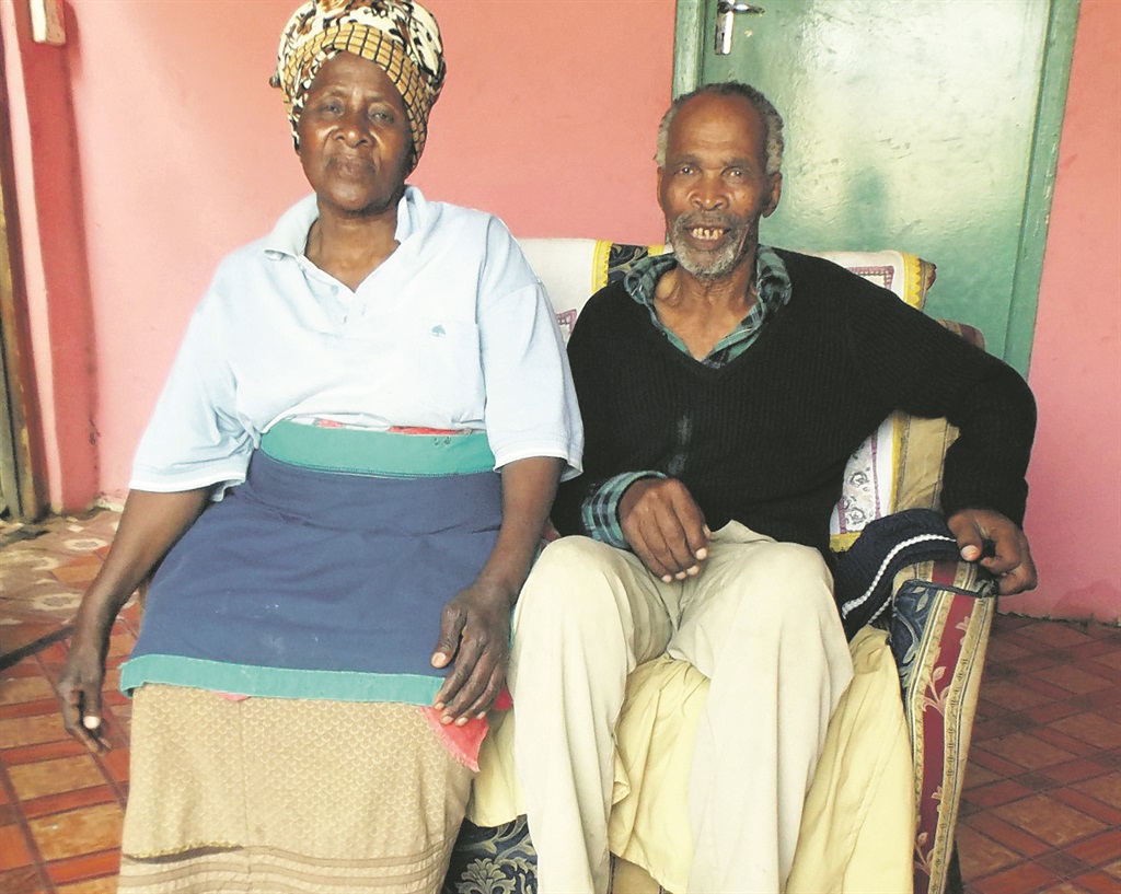 Now Lingeka Zisile (left) is the only wife of Thozamile Pikoli (right), but he had five wives at one stage.     Photo by Buziwe Nocuze 