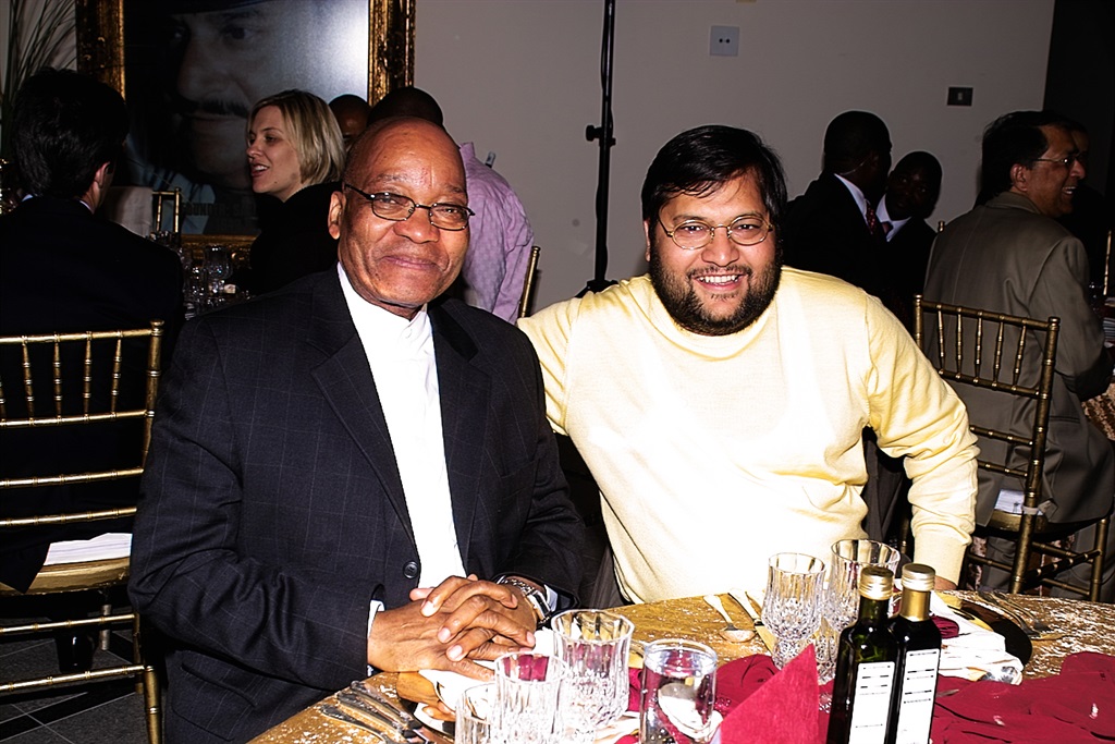 Ajay Gupta with Jacob Zuma at the Gupta residence Gala Dinner in June 2005. Picture: Supplied 