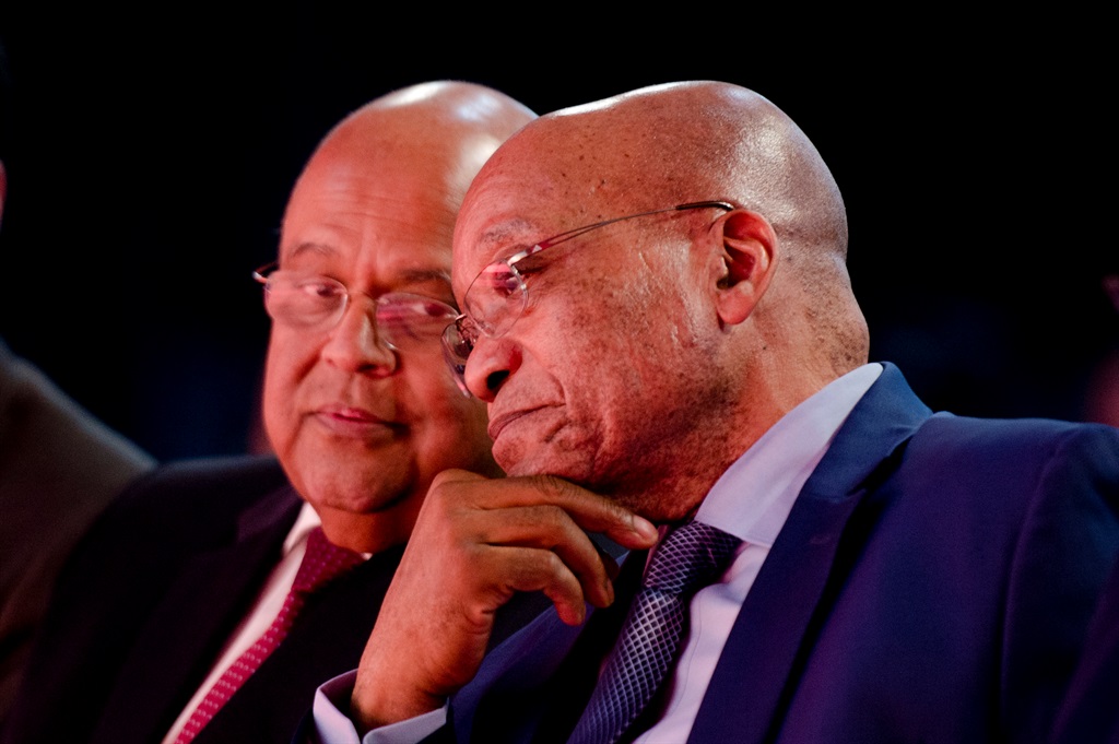  Finance Minister Pravin Gordhan and President Jacob Zuma. PHOTO: Herman Verwey 