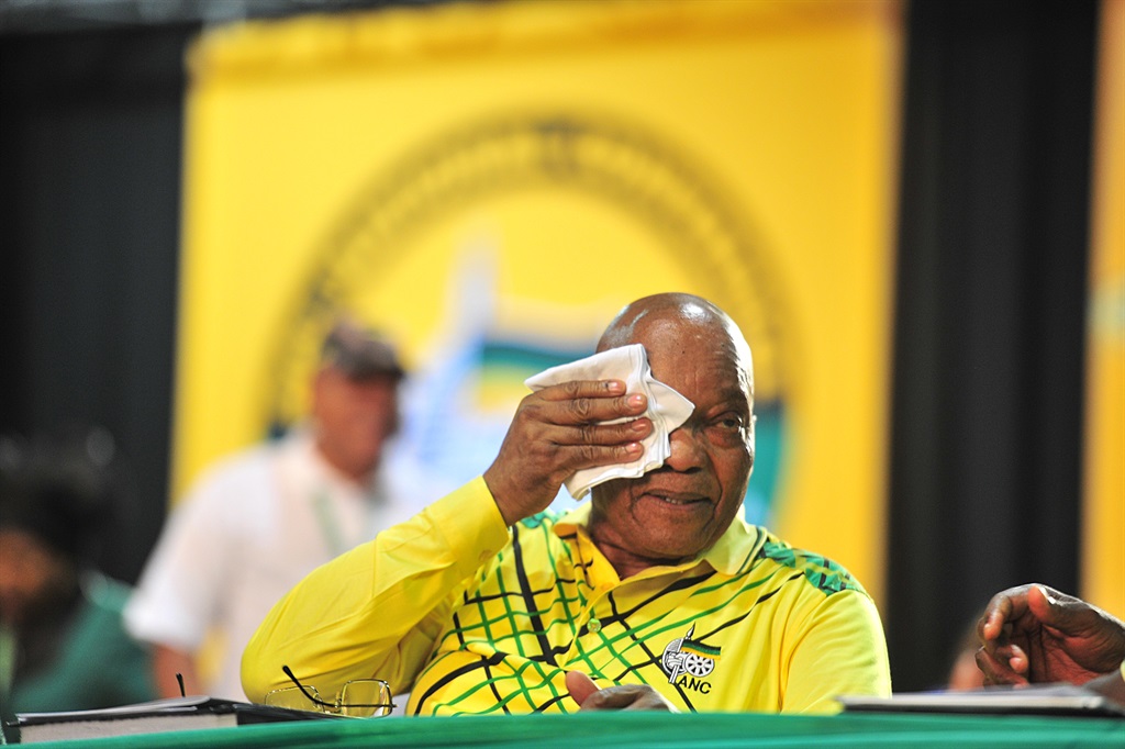 Jacob Zuma at the ANC elective conference.Picture: Leon Sadiki