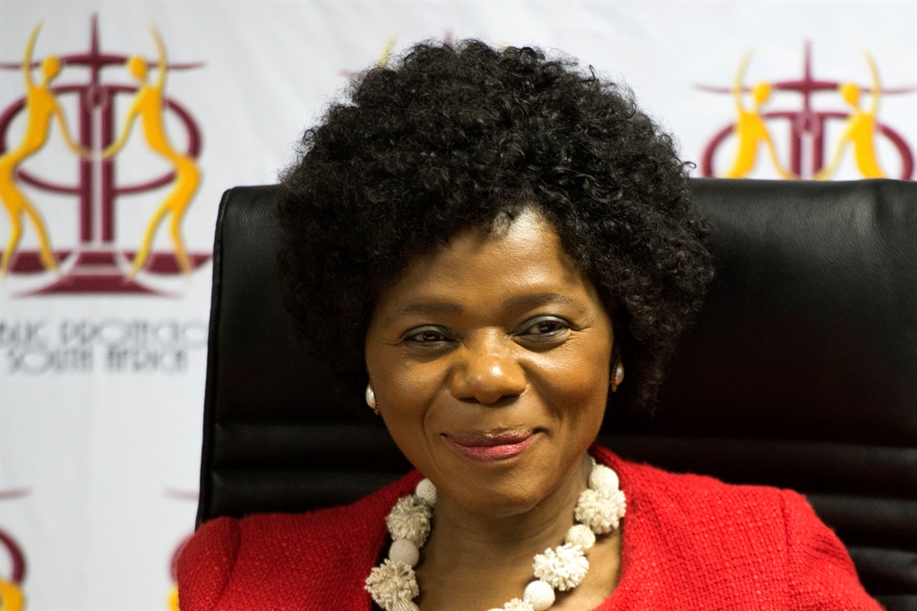  Advocate Thuli Madonsela gives her last press conference as South Africa’s Public Protector. Picture: Deaan Vivier/Netwerk24  