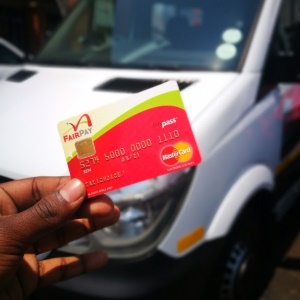 The new digital cashless   method of paying for taxi fare involves the use of this card.