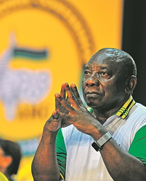 ANC president Cyril Ramaphosa