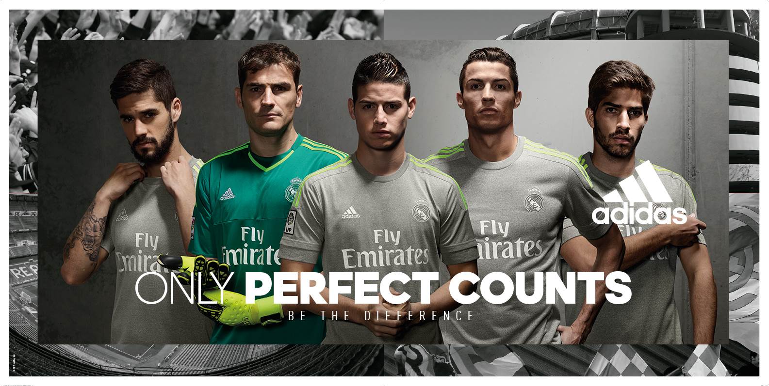 ADIDAS REAL MADRID 2016 AWAY JERSEY GREY - Soccer Plus