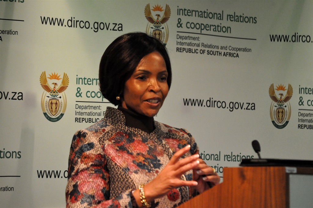 International Relations Minister Maite Nkoane-Mashabane