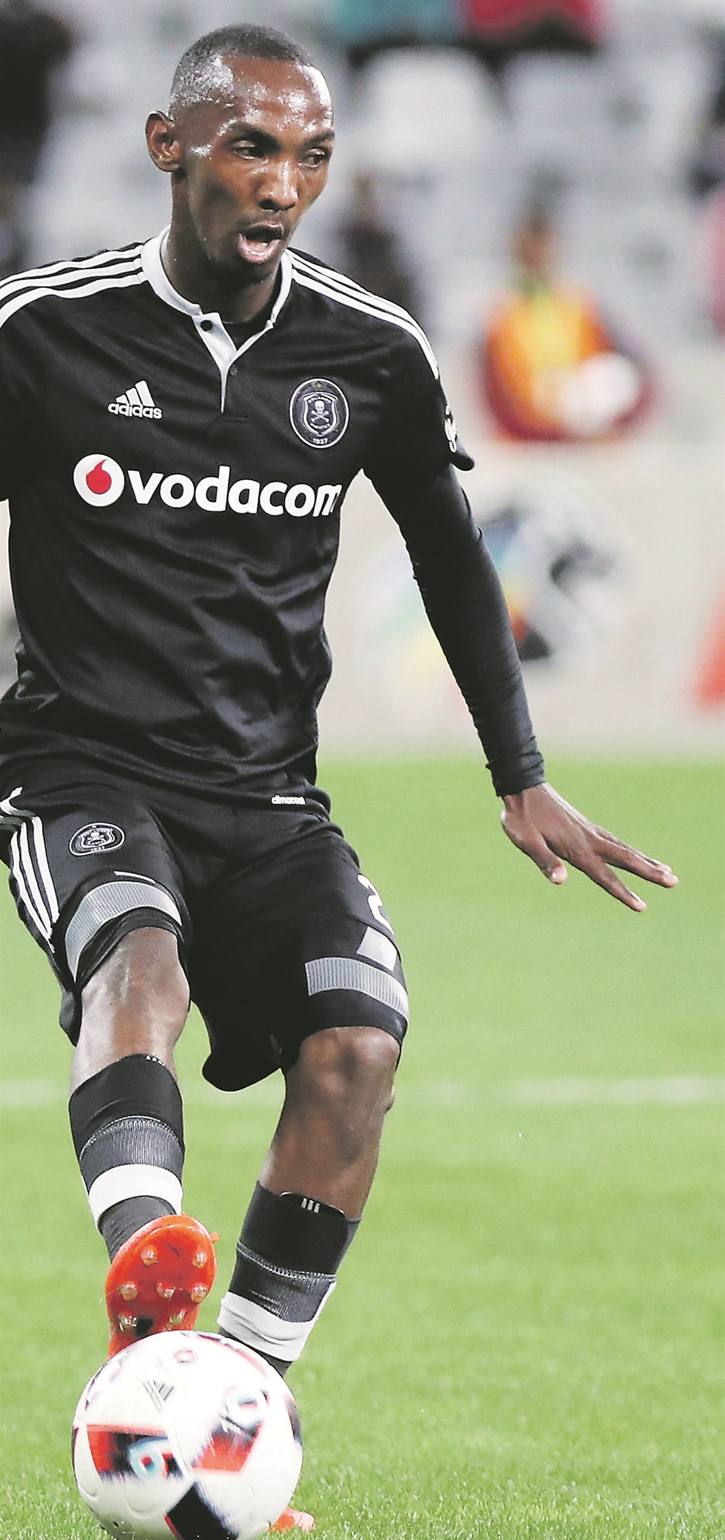 Thabo Rakhale must regain his lost form .    Photo by  Backpagepix 