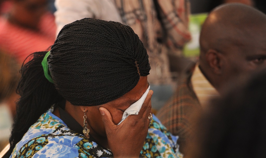 Grieving families listen to testimony at the Esidimeni arbitration proceedings on Wednesday (January 31 2017). Picture: Felix Dlangamandla/Netwerk24 