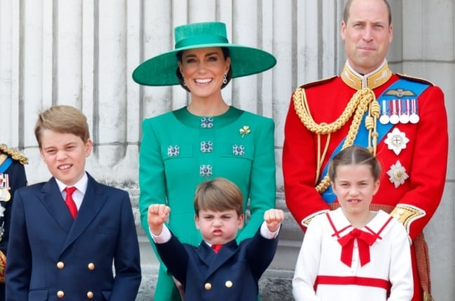 Prince Louis proved to be the scene-stealer again at this year's Trooping the Colour where he was joined by his family, Prince George, Princess Charlotte and the Prince and Princess of Wales. (PHOTO: Gallo Images/Getty Images)