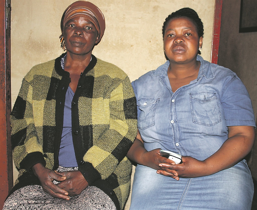 Mum Katherine and sister Sbongile Ngele say they are frustrated about Obed’s disappearance.                         Photo by Stephens Molobi 