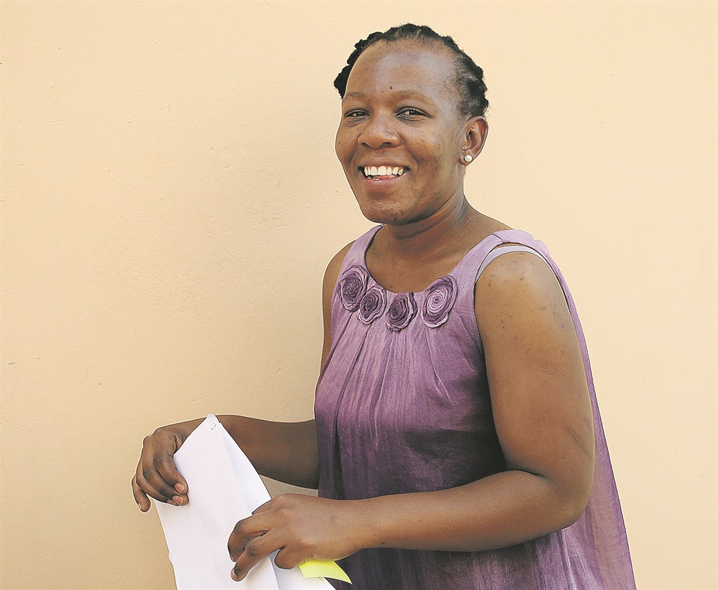 Portia Taueatsoala, a beneficiary of low-cost rental flats in Seshego outside of Polokwane, is grateful to be occupying a two-bedroom flat at the complex  PHOTO: Denvor de Wee/ Visual Buzz 
