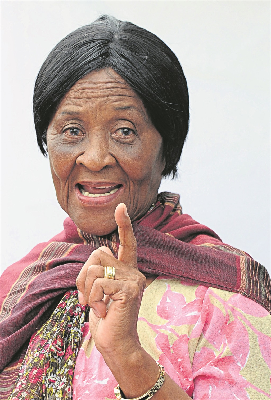Albertina Luthuli, daughter of former ANC president Albert Luthuli.   