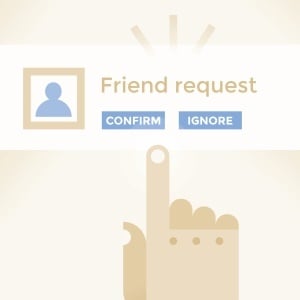 Yes to friend request – iStock