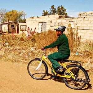 Chronic medication in Mpumalanga is now being delivered by bicycle. 