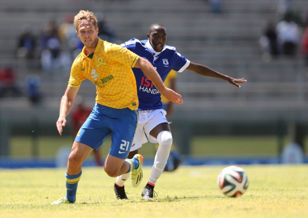 Rheece Evans during his time at Mamelodi Sundowns.
