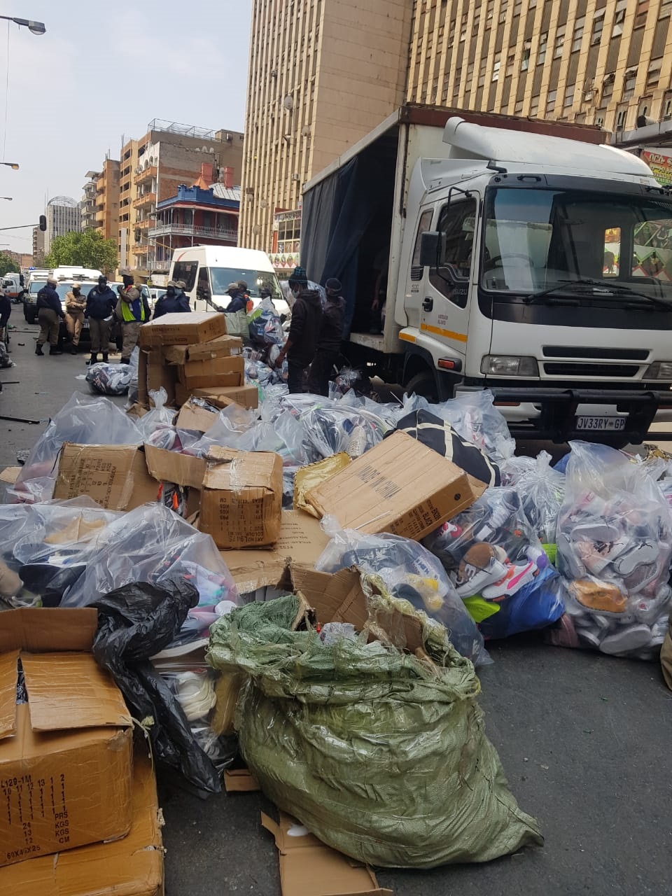 Fong kong goods were confiscated in Joburg. 
