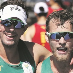 Shaun Keeling and Lawrence Brittain have been nominated for team of the year at the SA Sports Awards. (Getty Images)