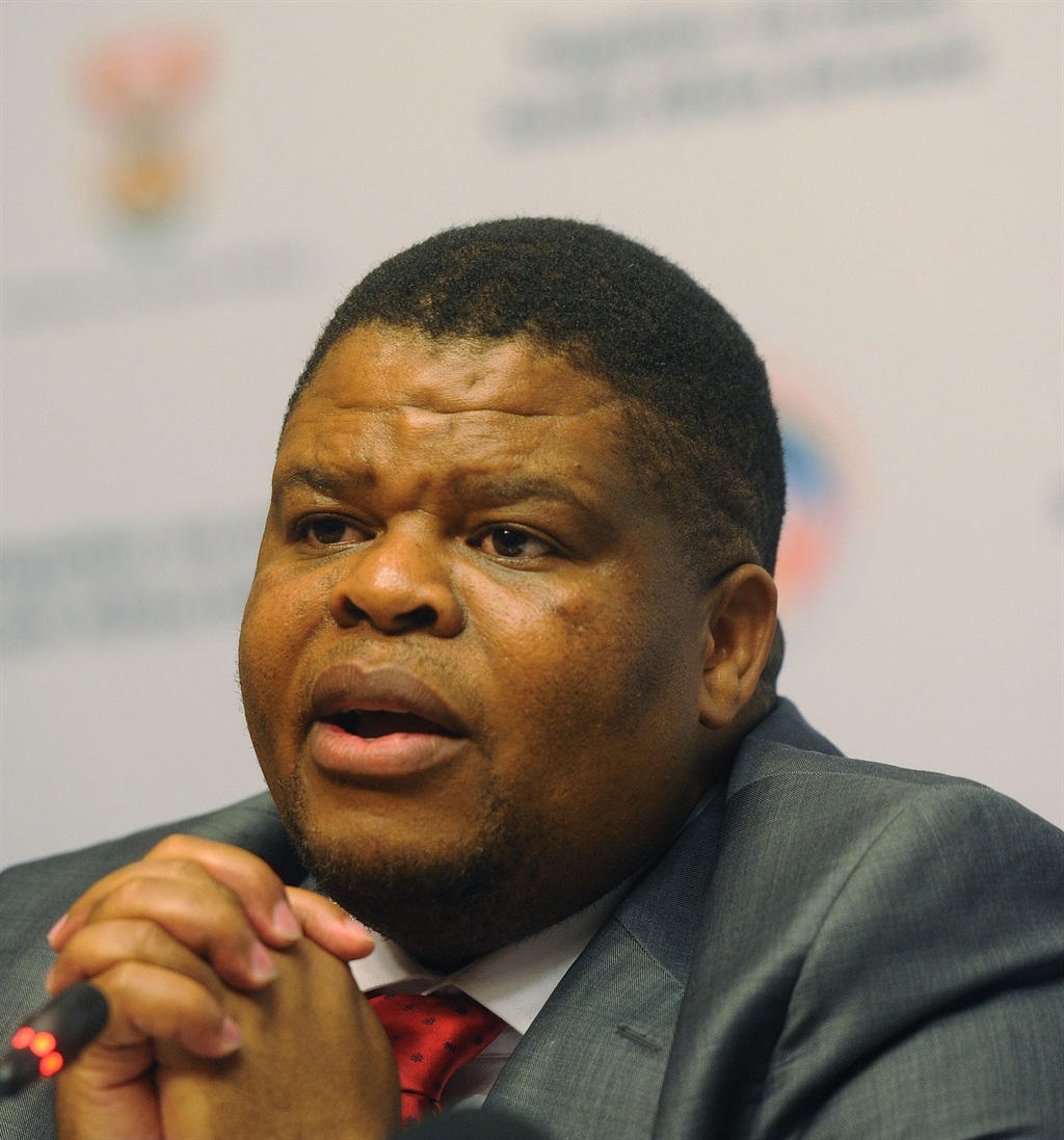 HORNED IN State Security Minister David Mahlobo has received backlash following a documentary by Al Jazeera, exposing him as having ties with alleged rhino-horn criminal Guan Jiang Guang PICTURE: Lulama Zenzile 