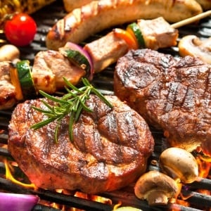 Meat on the grill – iStock