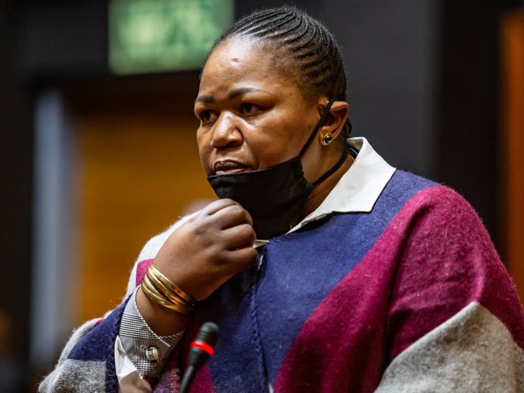Charlotte Ngobeni appeared at the Palm Ridge Magistrate's Court. It is reported that Ngobeni was accused of playing a significant role in investing over R120 million in the VBS Mutual Bank.