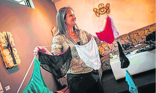 Jenny Nijenhuis, co-founder of the campaign that will see 3 600 pairs of women’s underwear hung on a 1,2km washing line over downtown Joburg from 25 November to 4 December.  