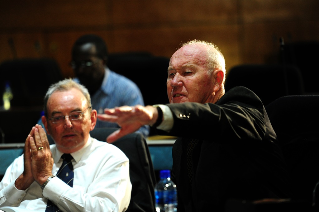  Anti-arms-deal campaigner Terry Crawford-Browne at the commission during former president Thabo Mbeki's appearance. PHOTO: Muntu Vilakazi 
