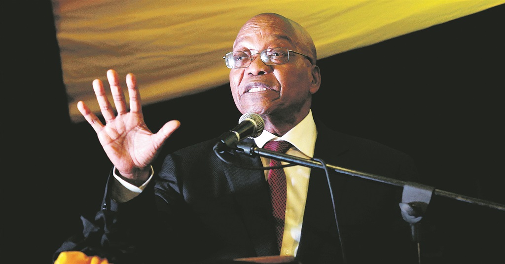 President Jacob Zuma addresses ANC members at a cadre forum held at Pietermaritzburg City Hall in KwaZulu-Natal. Picture: Teuters / Rogan Ward 