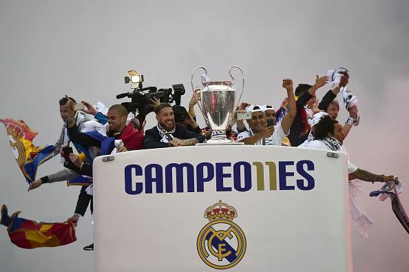 Oops! Real Madrid drops trophy under team bus - The San Diego Union-Tribune