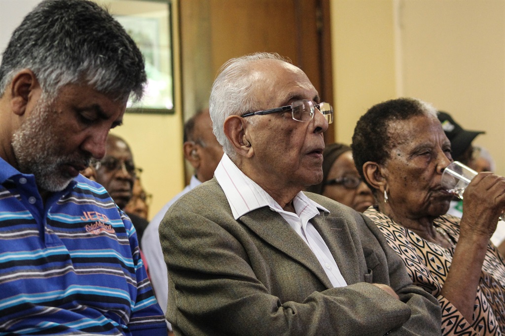 older party wisdom ANC veterans including Ahmed Kathrada have met with the ANC national working committee today. PICTURE: Sifiso Jimta 