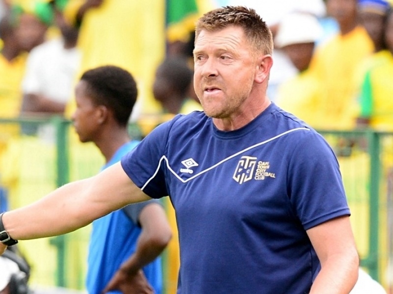 Cape Town City coach Eric Tinkler.