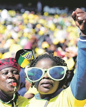 ANC members at the Siyanqoba rally at Ellis Park Stadium in July. Provinces are setting targets ahead of the party’s 2017 conference. Picture: Lucky Morajane